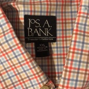 Jos A. Bank plaid shirt